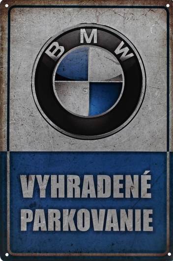 Vyhraden� parkovanie - BMW