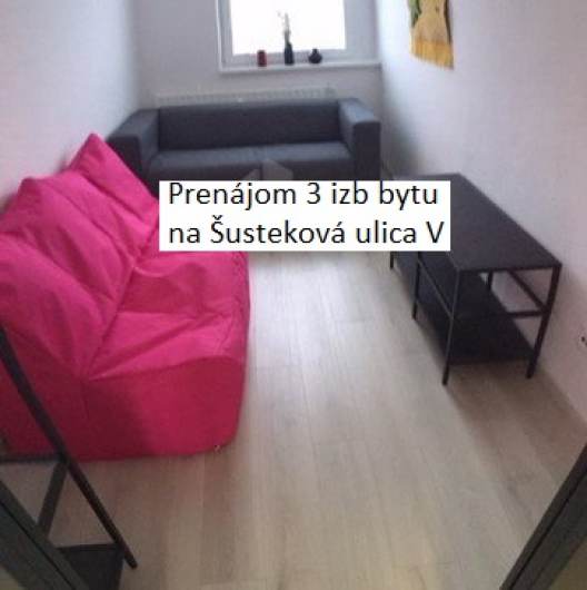 Prenjom rekontruovanho 3-izbovho bytu, ustekov ulica