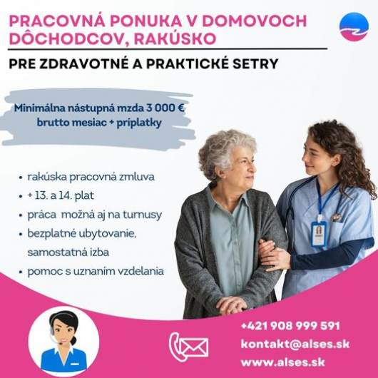 Zdravotn� sestra, praktick� sestra, Rak�sko