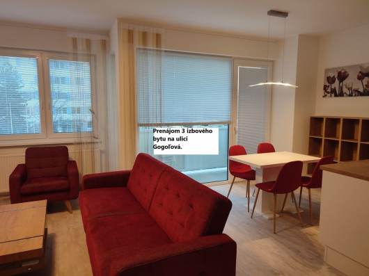 Realitn kancelria Realadr s.r.o.  Prenjom nadtandardnho a zariadenho 3 izbovho bytu (80m2) v Petralke, Gogoov ulica 