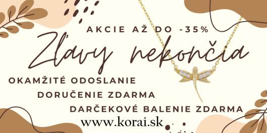 Ve�k� z�avy na �perky zo 14k zlata Korai