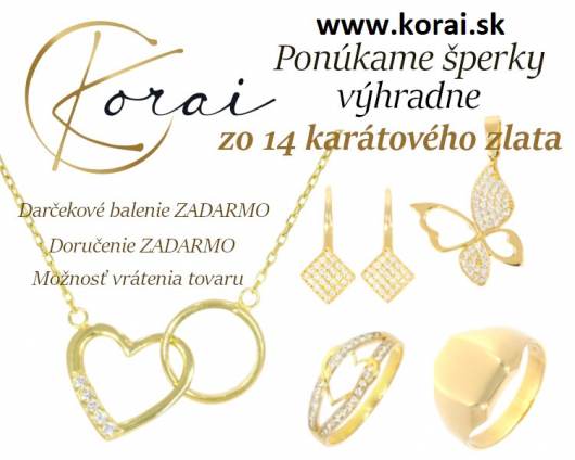 Ve�k� z�avy na �perky zo 14k zlata Korai